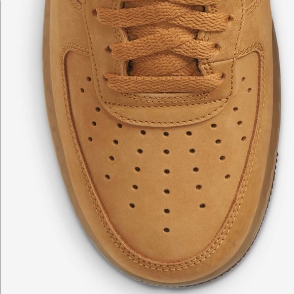 Nike Air Force 1 Low “Wheat Dark Mocha” Size 9.5 - Picture 8 of 10